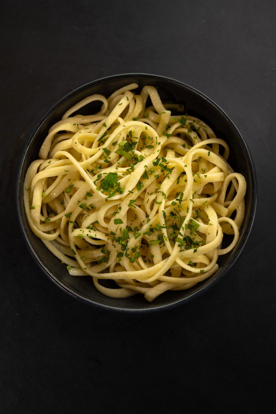 Linguini in Butter geschwenkt
