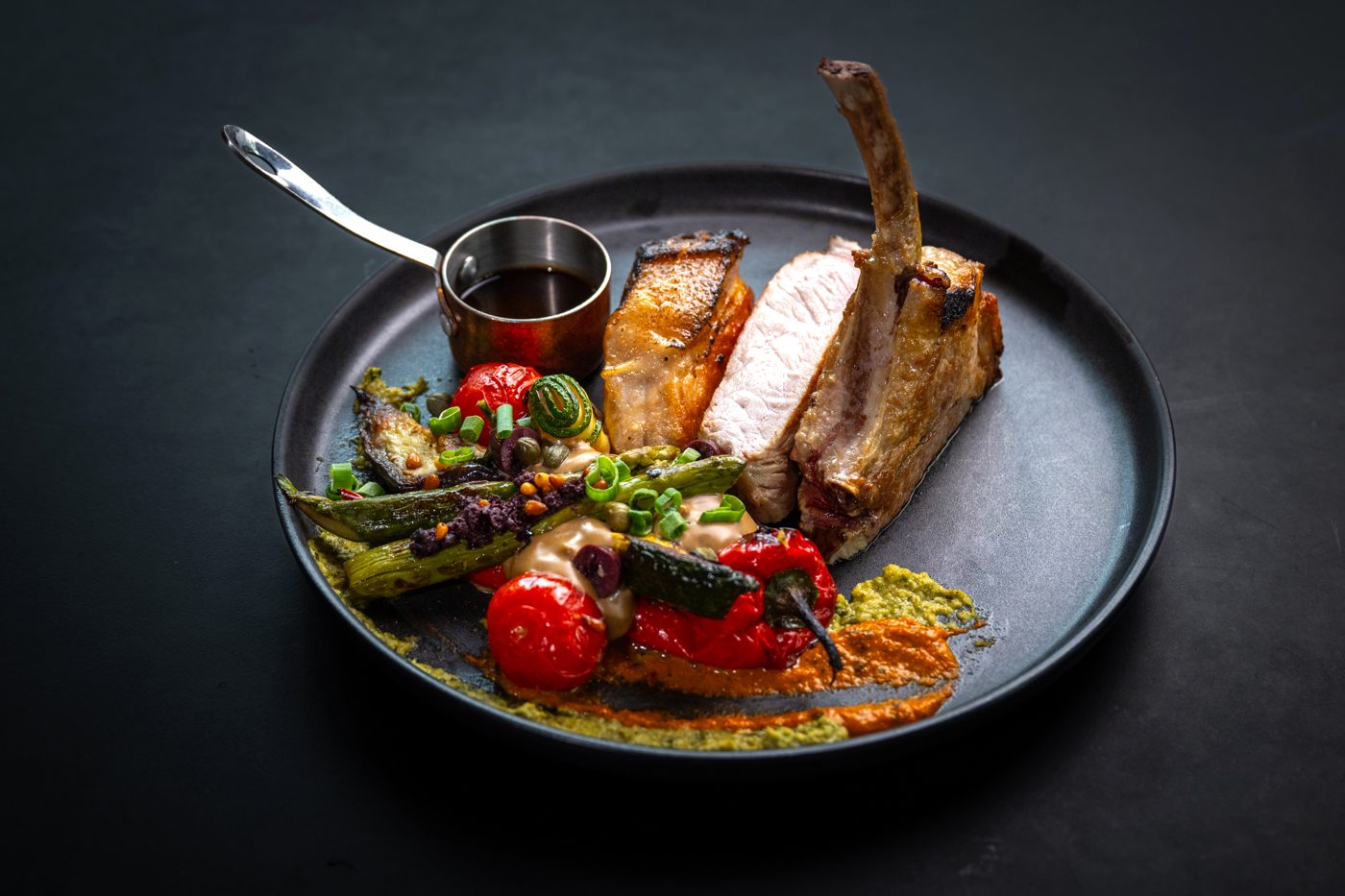 Gegrilltes Filet von der Lachsforelle