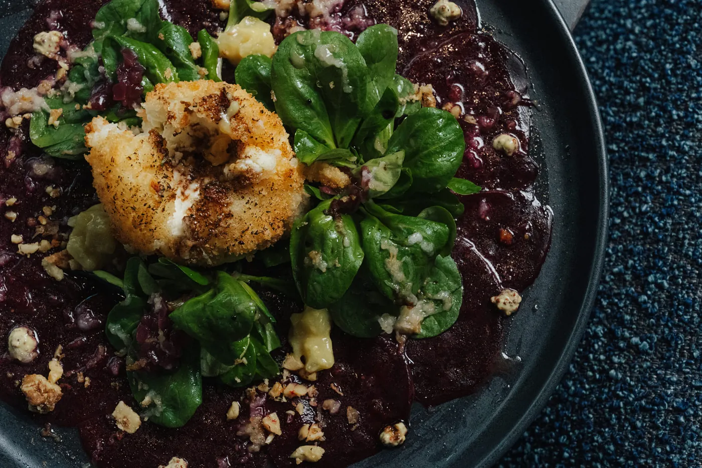 Gebackene Büffel-Burrata