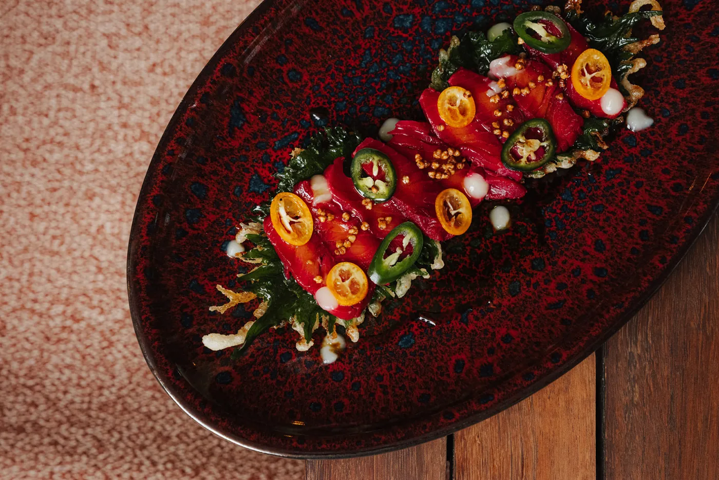 Beetroot-Cured Salmon Trout